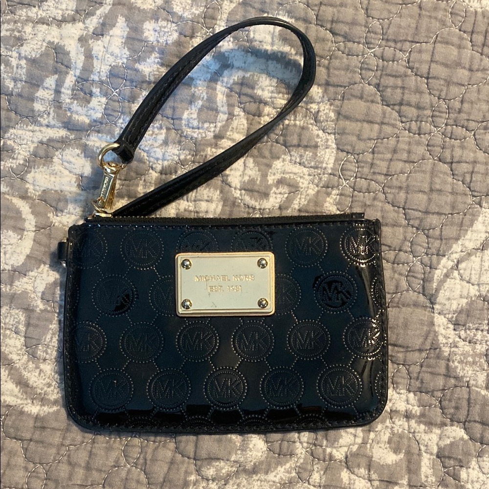 Michael Kors Black Wristlet